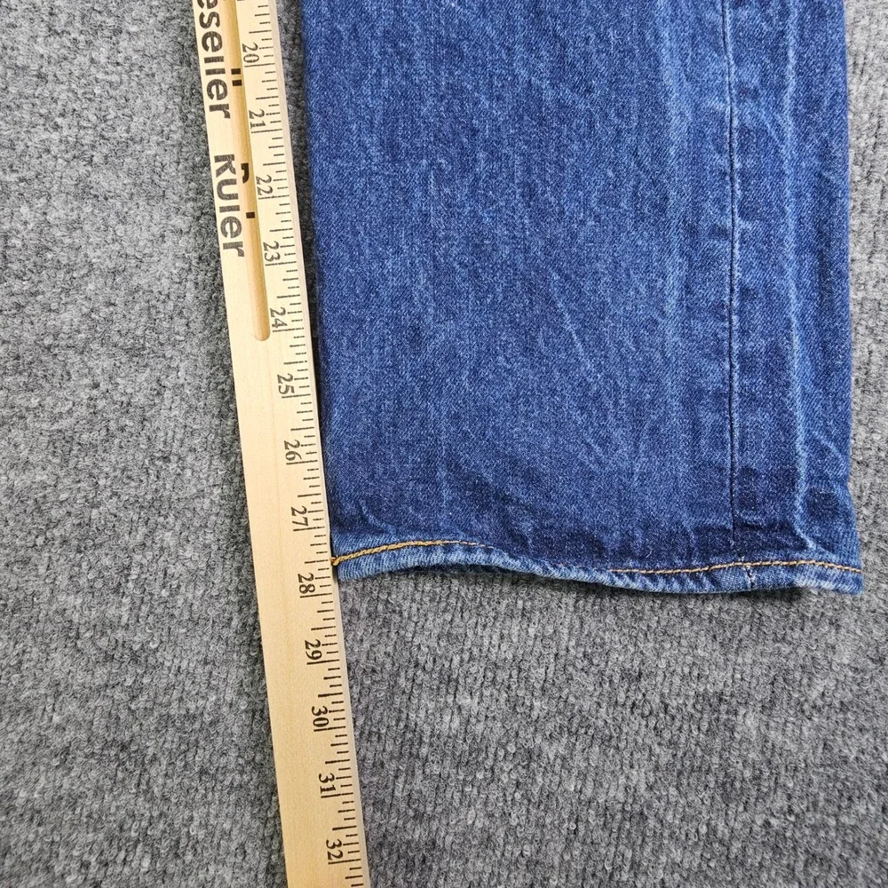 Levi's 501 Original Fit Jeans Men's 32x28 (Tag 34x30) Button‎ Fly Dark Stonewash